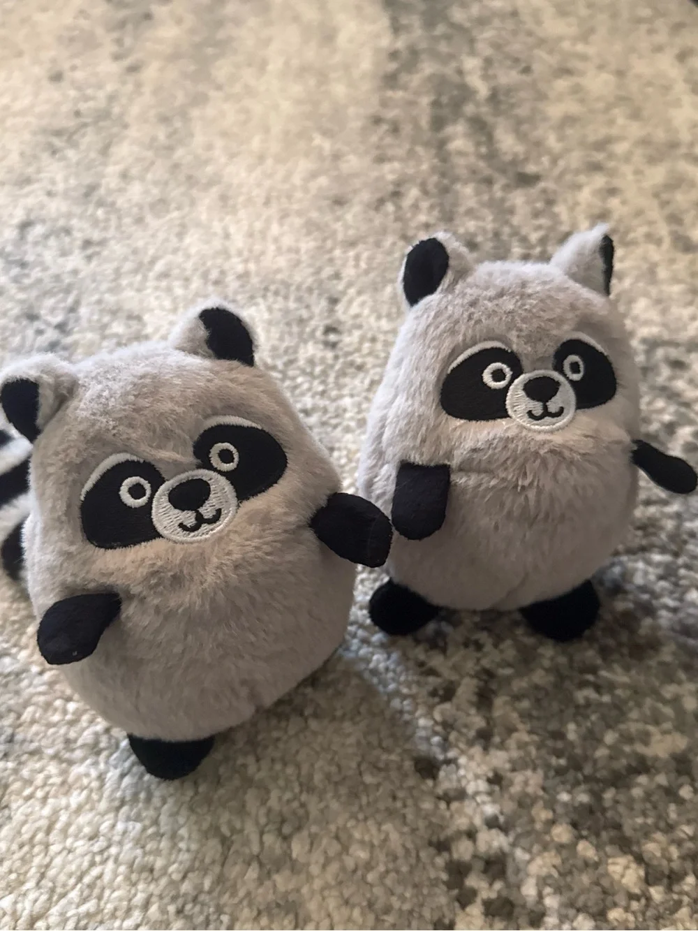 Chewy Frisco Raccoons Plush Squeaky Dog Toy Refills Small, 2* count